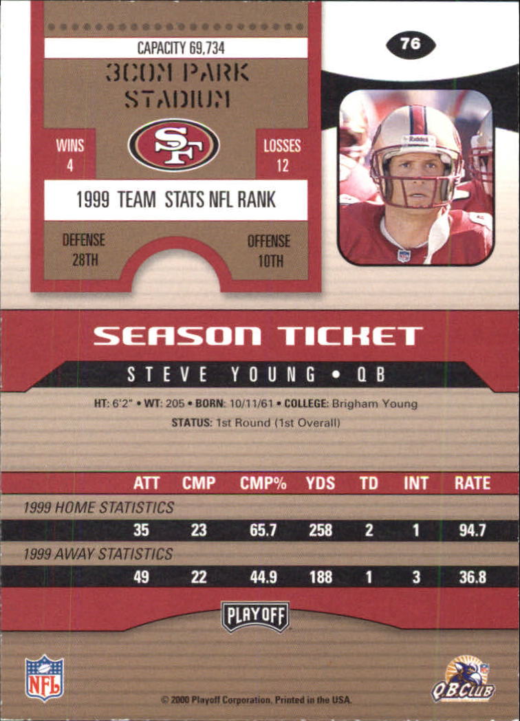 2000 Playoff Contenders Football (Pick Card From List) C154 04-25 - Picture 133 of 177