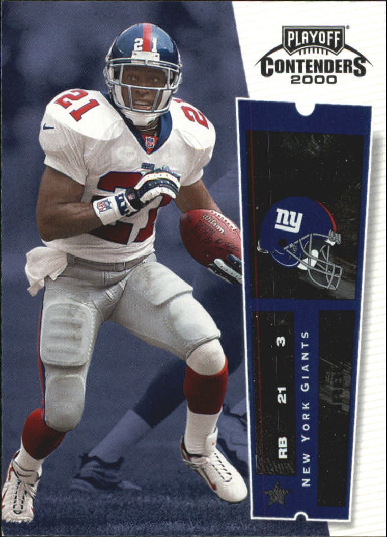 2000 Playoff Contenders #78 Tiki Barber