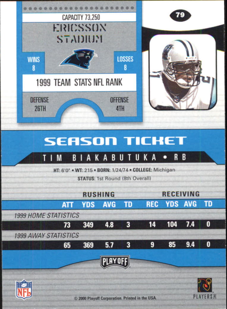 2000 Playoff Contenders Football (Pick Card From List) C154 04-25 - Picture 139 of 177