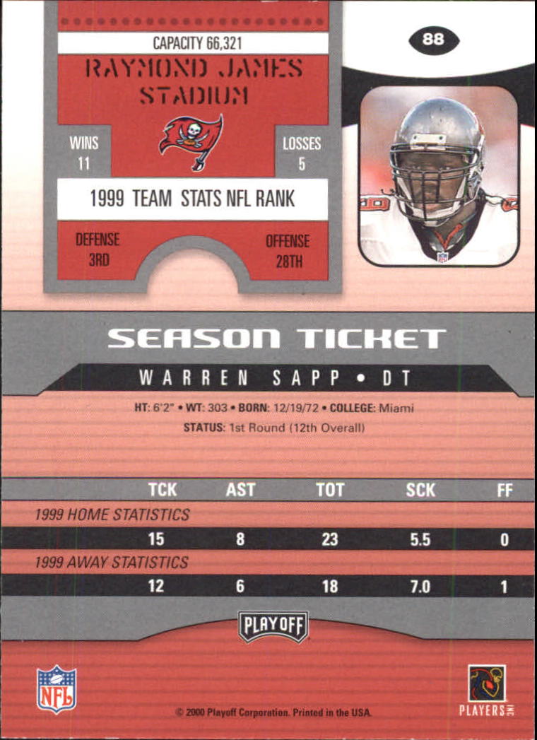 2000 Playoff Contenders Football (Pick Card From List) C154 04-25 - Picture 155 of 177