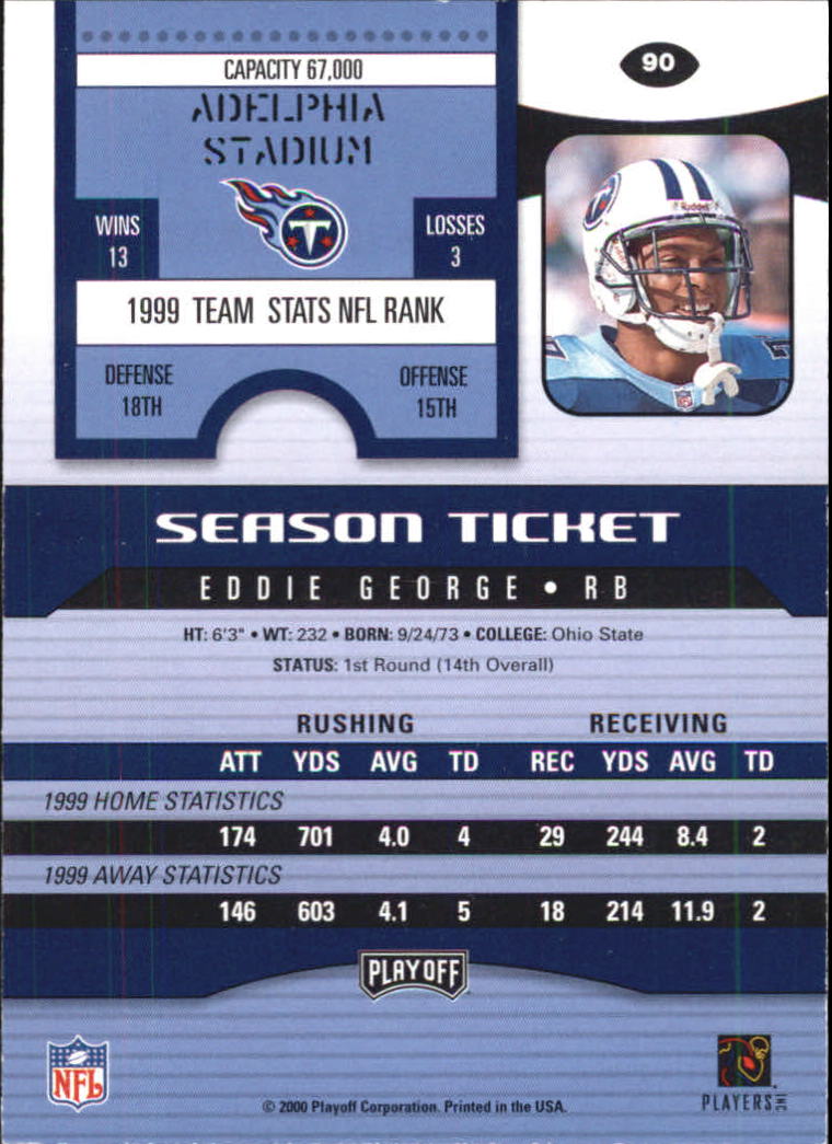 2000 Playoff Contenders Football (Pick Card From List) C154 04-25 - Picture 159 of 177