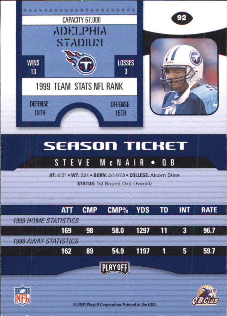2000 Playoff Contenders Football (Pick Card From List) C154 04-25 - Picture 163 of 177