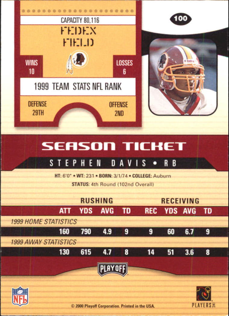 2000 Playoff Contenders Football - Picture 51 of 59