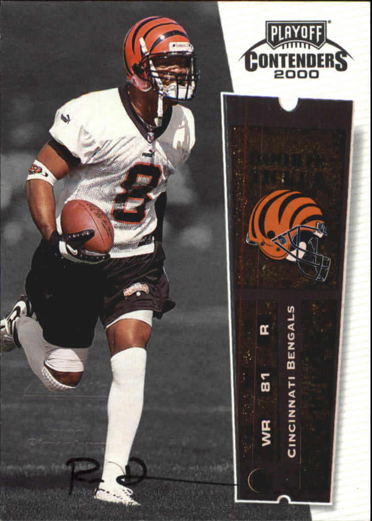 2000 Playoff Contenders #123 Ron Dugans AU RC