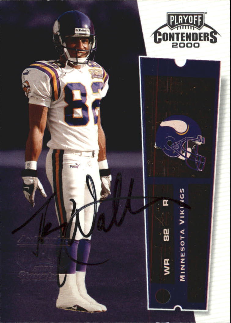 2000 Playoff Contenders #142 Troy Walters AU RC