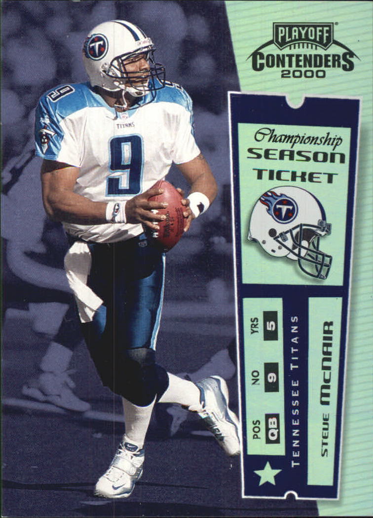 2000 Playoff Contenders Championship Ticket #92 Steve McNair