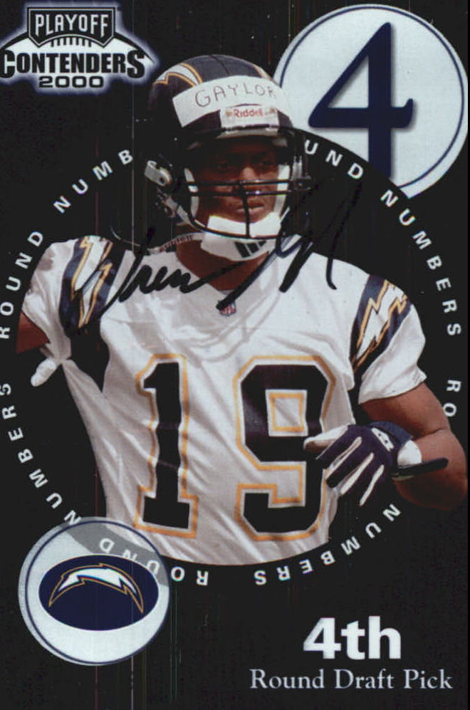 2000 Playoff Contenders Round Numbers Autographs #13 Trevor Gaylor/ Avion Black