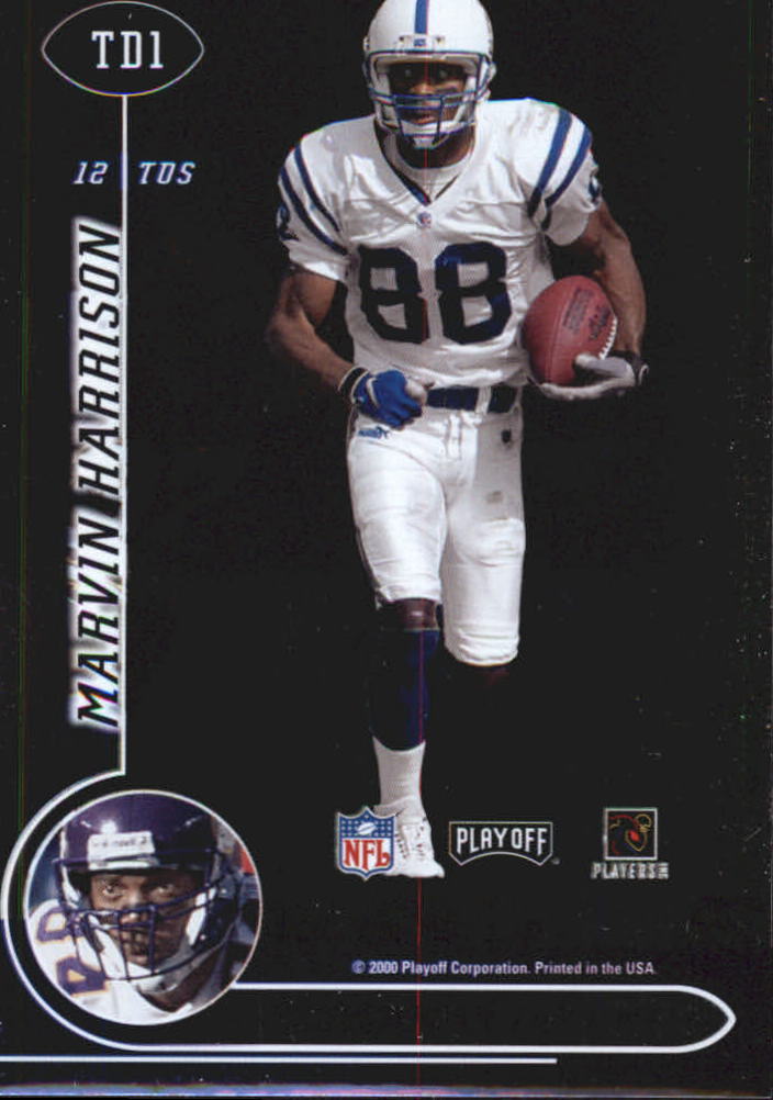 2000 Playoff Contenders Touchdown Tandems #TD1 R.Moss/M.Harrison back image