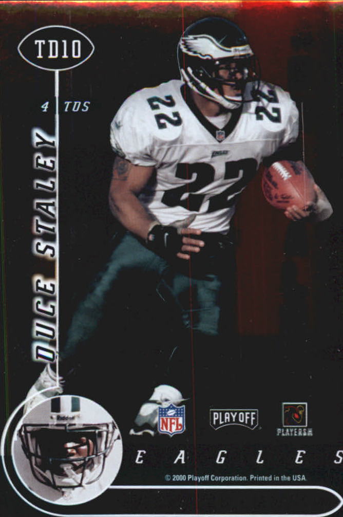 2000 Playoff Contenders Touchdown Tandems #TD10 C.Martin/D.Staley back image