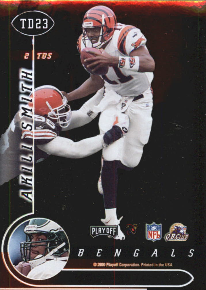 2000 Playoff Contenders Touchdown Tandems #TD23 D.McNabb/A.Smith back image