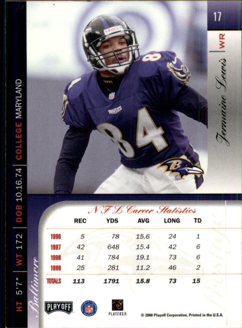 2000 Playoff Prestige Football "Main Set" Cards - Bild 19 von 223