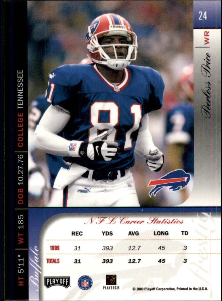 2000 Playoff Prestige Football "Main Set" Cards - Bild 23 von 223