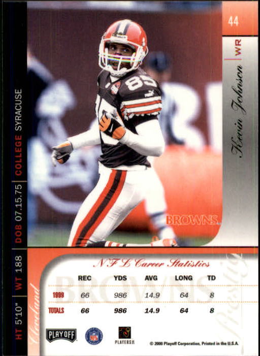 2000 Playoff Prestige Football "Main Set" Cards - Bild 49 von 223