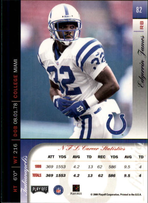 2000 Playoff Prestige Football "Main Set" Cards - Bild 85 von 223
