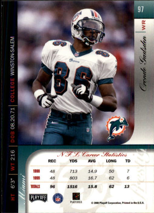 2000 Playoff Prestige Football "Main Set" Cards - Bild 101 von 223