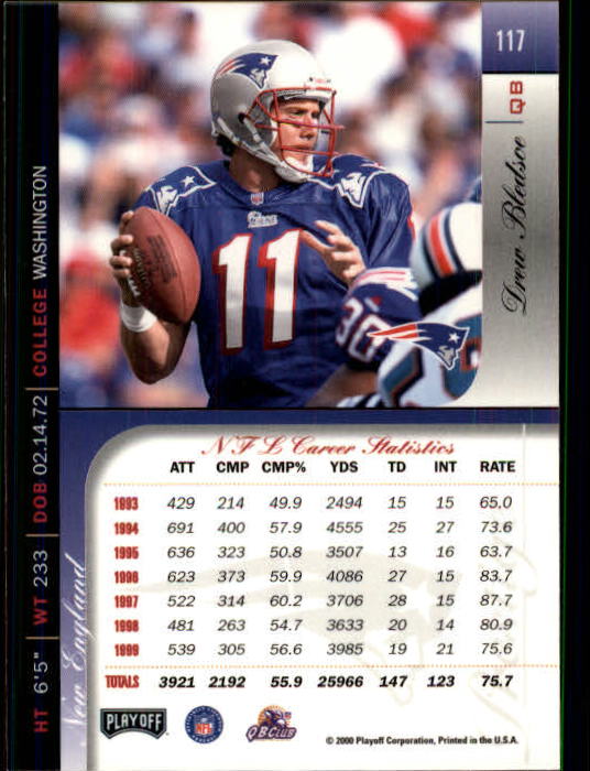 2000 Playoff Prestige Football "Main Set" Cards - Bild 119 von 223