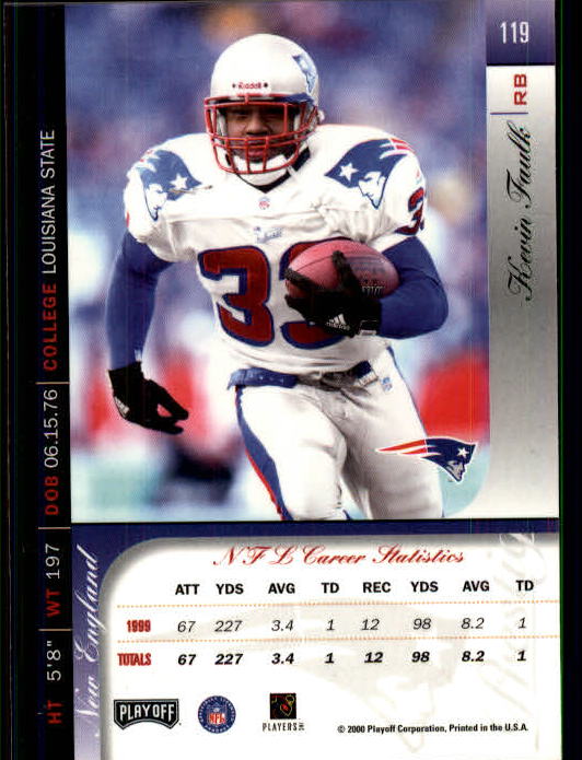2000 Playoff Prestige Football "Main Set" Cards - Bild 121 von 223