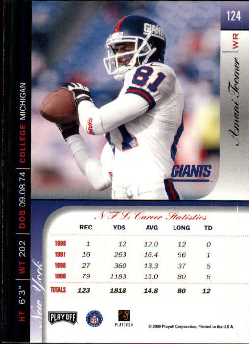 2000 Playoff Prestige Football "Main Set" Cards - Bild 127 von 223