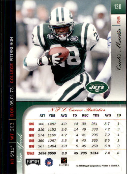 2000 Playoff Prestige Football "Main Set" Cards - Bild 133 von 223