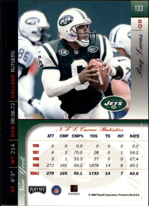 2000 Playoff Prestige Football "Main Set" Cards - Bild 137 von 223