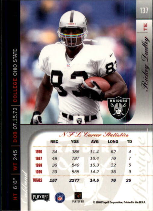 2000 Playoff Prestige Football "Main Set" Cards - Bild 143 von 223