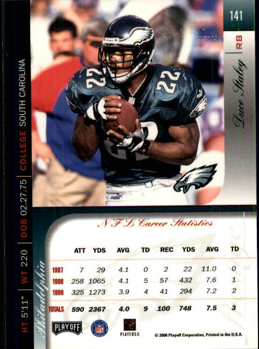 2000 Playoff Prestige Football "Main Set" Cards - Bild 147 von 223