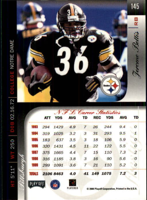 2000 Playoff Prestige Football "Main Set" Cards - Bild 151 von 223