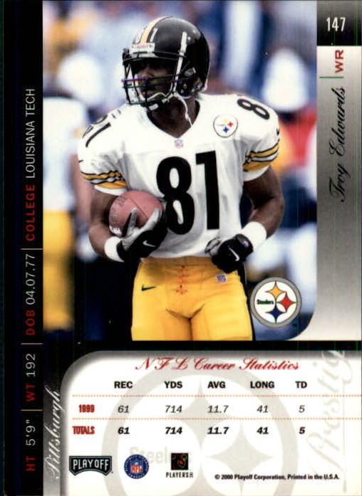 2000 Playoff Prestige Football "Main Set" Cards - Bild 153 von 223