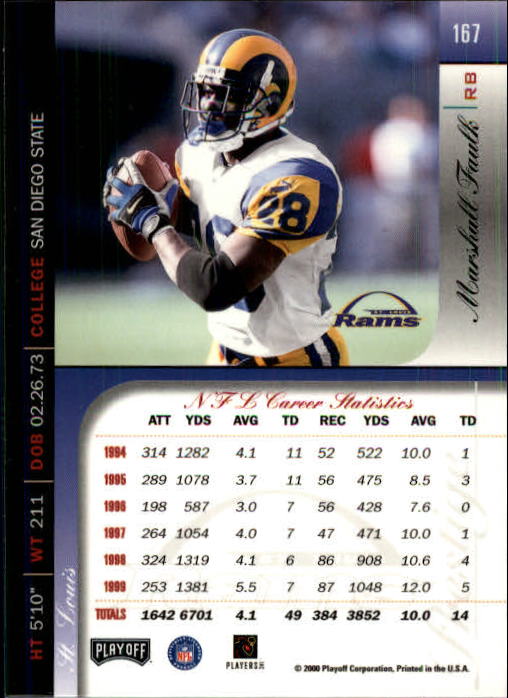 2000 Playoff Prestige Football "Main Set" Cards - Bild 175 von 223