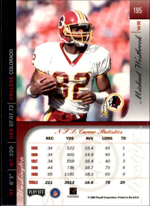 2000 Playoff Prestige Football "Main Set" Cards - Bild 201 von 223