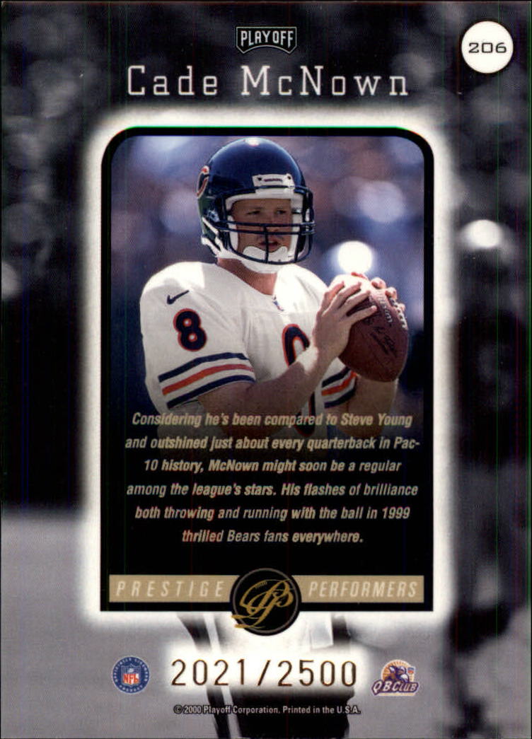 2000 Playoff Prestige Football "Main Set" Cards - Bild 205 von 223