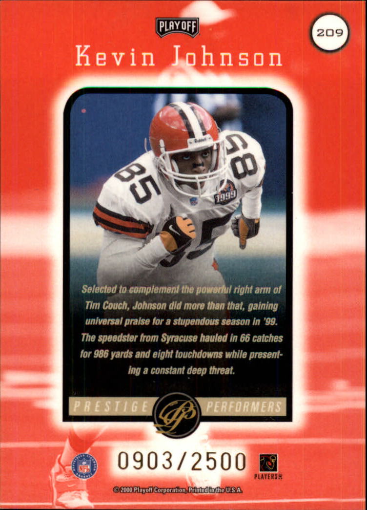 2000 Playoff Prestige Football "Main Set" Cards - Bild 207 von 223