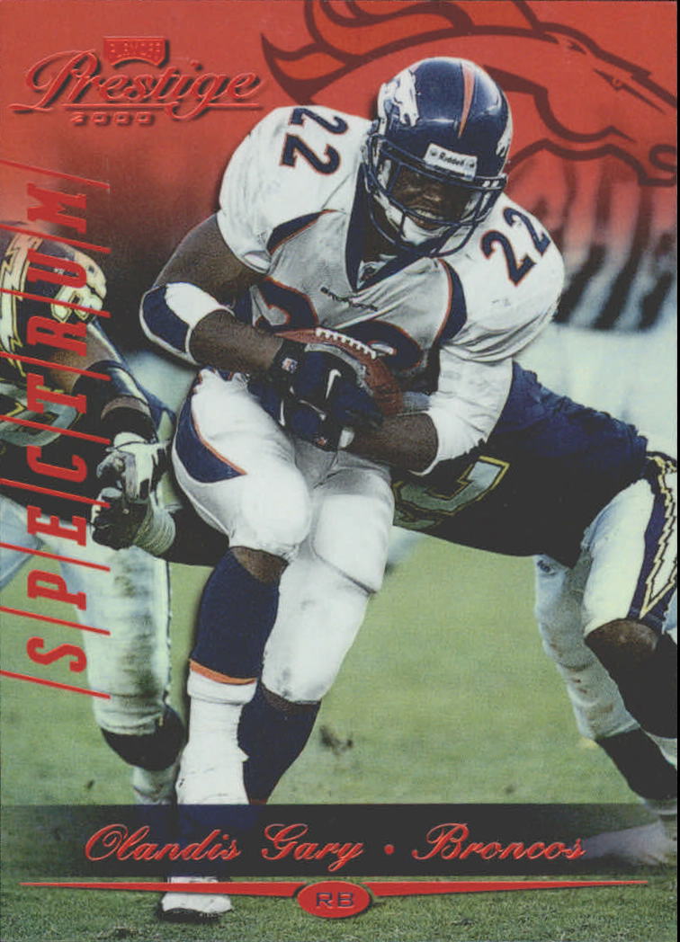 2000 Playoff Prestige Spectrum Red #63 Olandis Gary