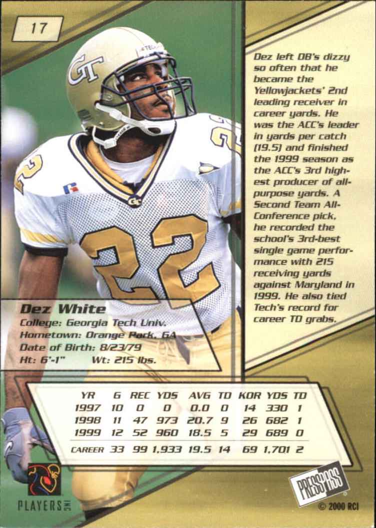 A7327- 2000 Press Pass Football #s 1-45 +Inserts -You Pick- 15+ FREE US SHIP - Picture 193 of 285