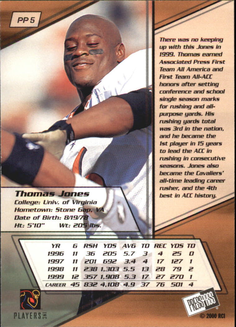 A7327- 2000 Press Pass Football #s 1-45 +Inserts -You Pick- 15+ FREE US SHIP - Picture 261 of 285