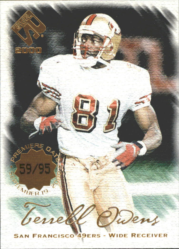 2000 Private Stock Premiere Date #85 Terrell Owens
