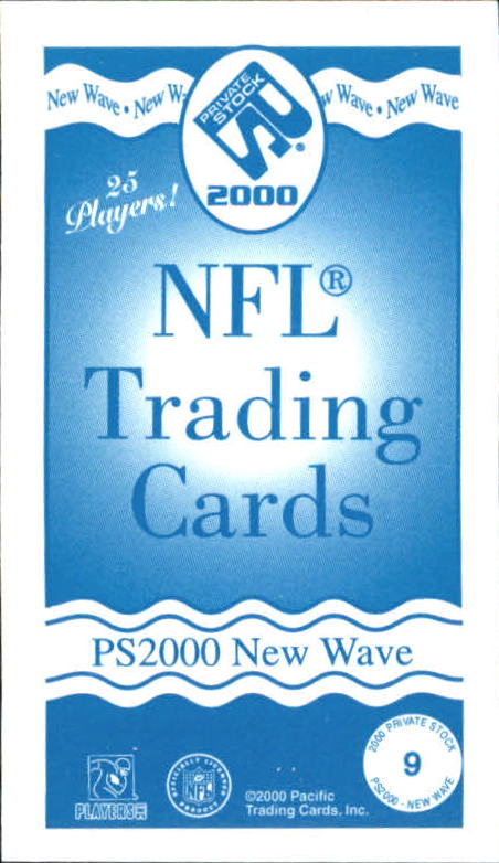 2000 Private Stock PS2000 New Wave #9 Brian Griese back image