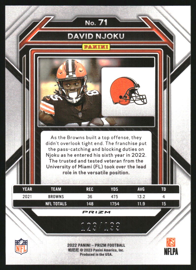 Sports Card Back