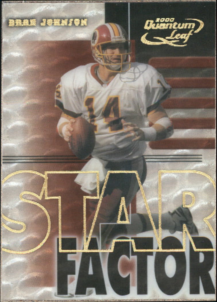 2000 Quantum Leaf Star Factor #SF24 Brad Johnson