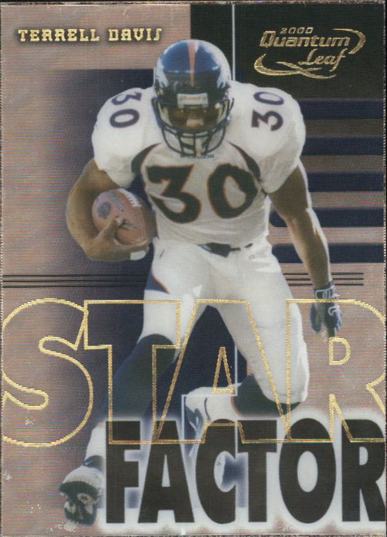2000 Quantum Leaf Star Factor #SF30 Terrell Davis