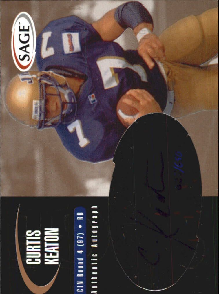 2000 SAGE Autographs Bronze #A23 Curtis Keaton/650
