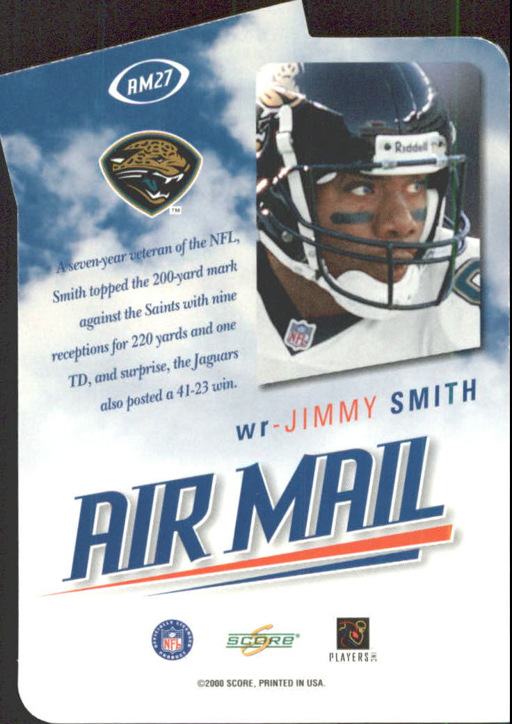 2000 Score Air Mail #AM27 Jimmy Smith back image