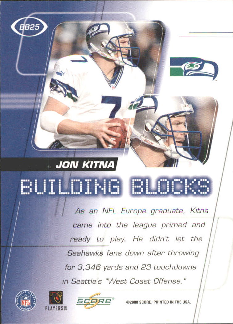2000 Score Football "Insert" Cards - Picture 9 of 24
