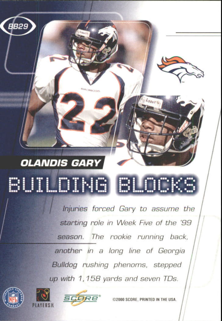 2000 Score Football "Insert" Cards - Picture 11 of 24