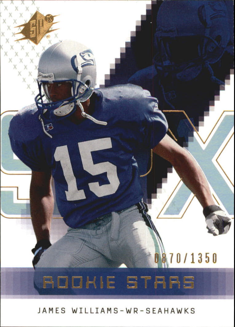 2000 SPx #107 James Williams RC