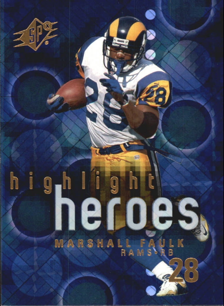2000 SPx Highlight Heroes #HH3 Marshall Faulk