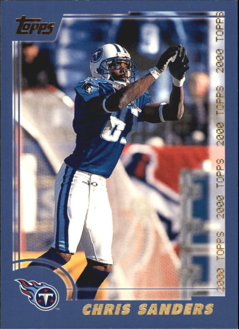 Kevin Dyson autographed football card (Tennessee Titans) 2000 Topps #217