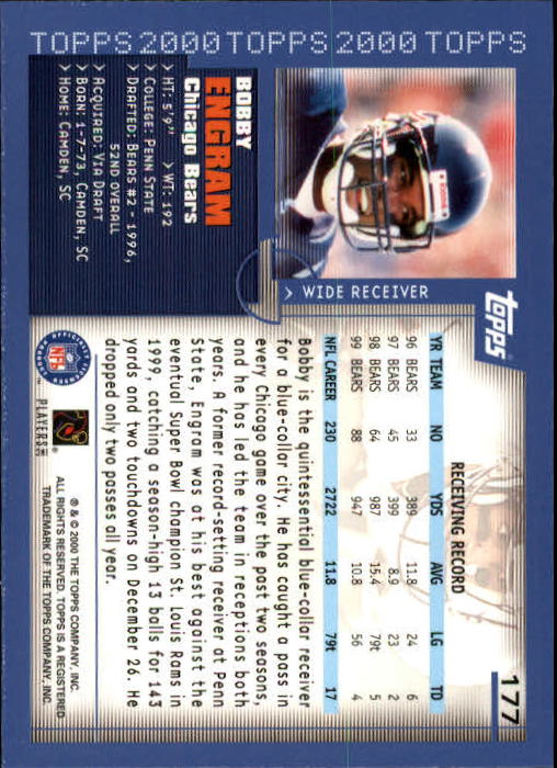 A8830- 2000 Topps Sammlung Fb Karte #S 1-250 -du Pick- 15 + Gratis US Schiff - Bild 329 von 465