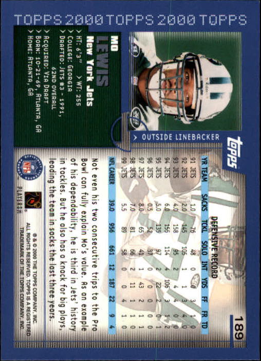 A8830- 2000 Topps Sammlung Fb Karte #S 1-250 -du Pick- 15 + Gratis US Schiff - Bild 349 von 465
