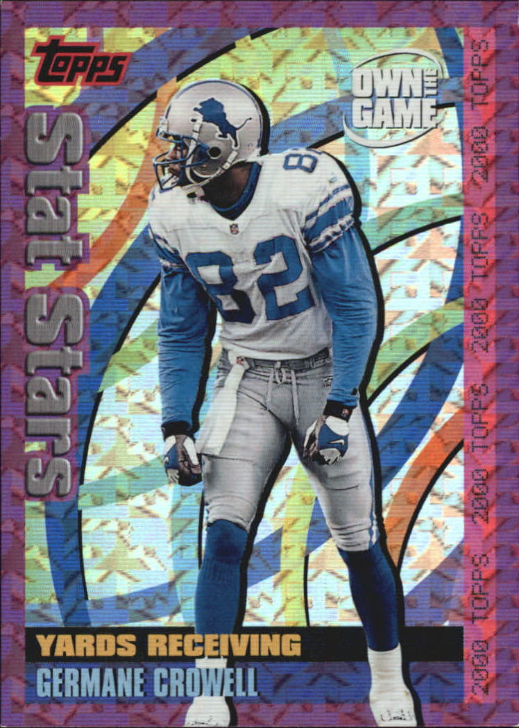 2000 Topps Own the Game #OTG19 Germane Crowell